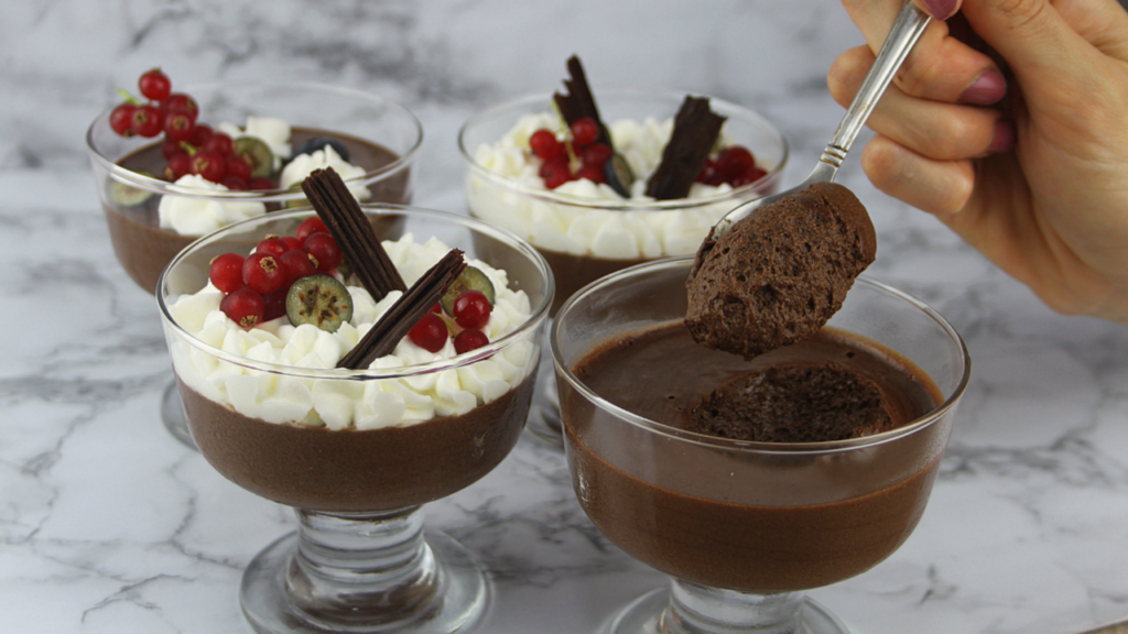 mousse de chocolate