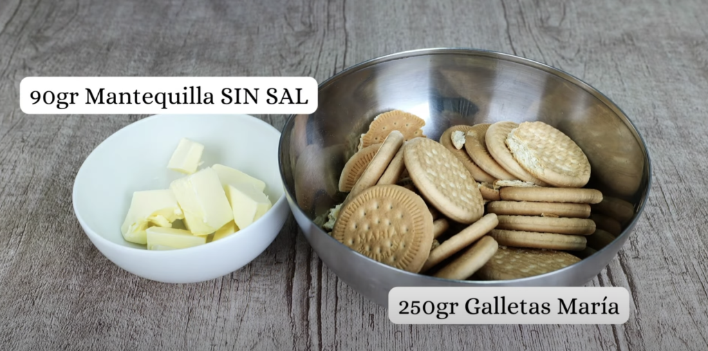 Receta base de galletas para cheesecake