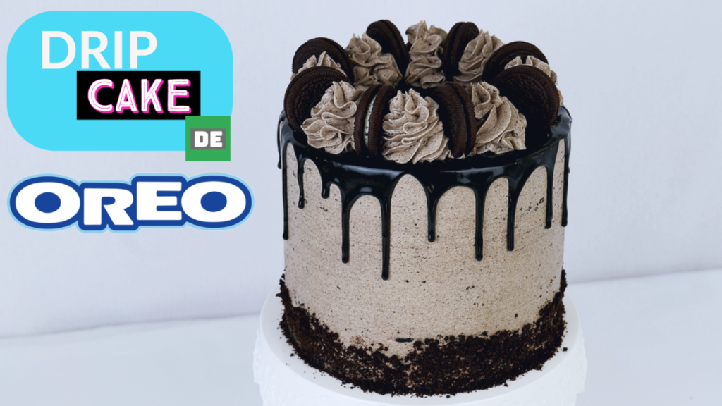 tarta oreo drip cake