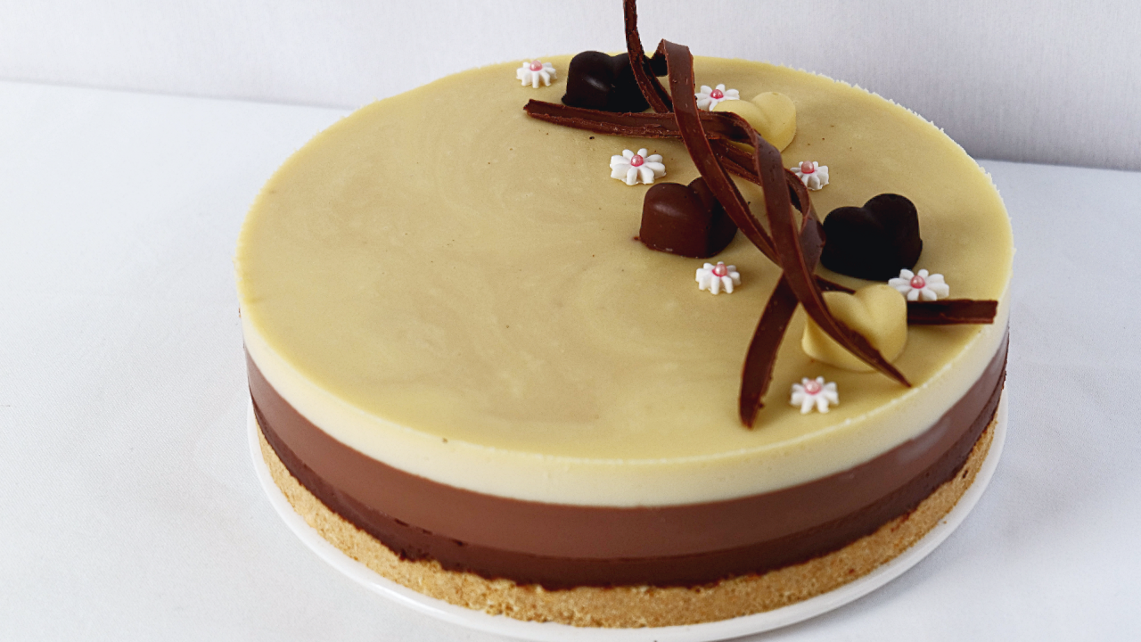 tarta de tres chocolates