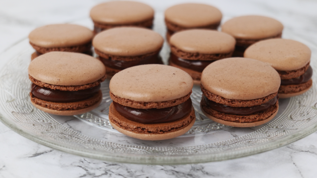 macarons de chocolate